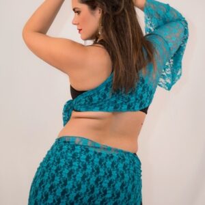 HIND dentelle turquoise - XS/S à M/L – Image 7