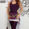 Malka aubergine et jupettes (Copier)