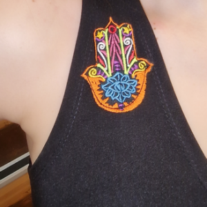 HAMSA combinaison noire main de fatma - S/M et M/L – Image 4