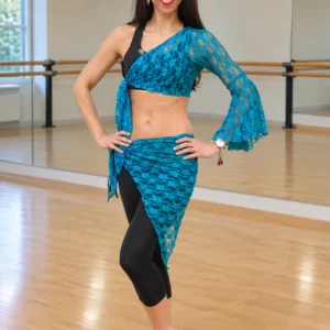 HIND dentelle turquoise - XS/S à M/L
