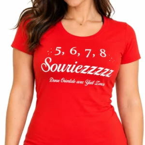 TS18 T-shirt rouge Yaël Zarca Taille M